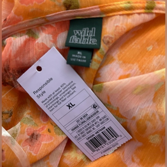 Floral Ruffle cover up - Picture 8 of 8